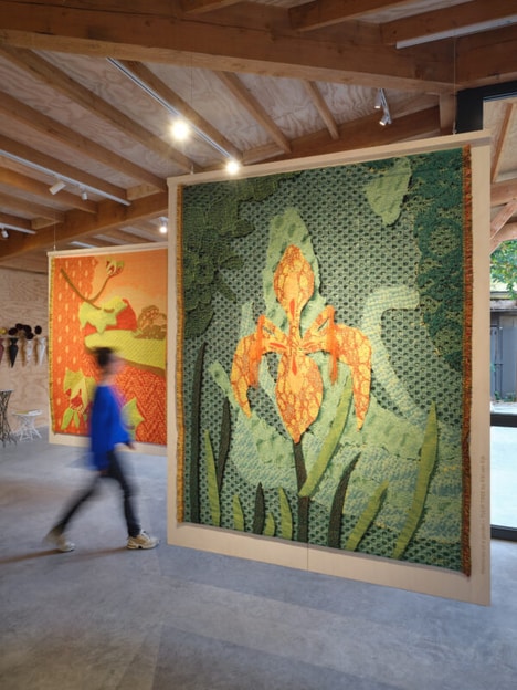 Garden-Inspired Jacquard-Woven Tapestries