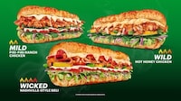 Spicy Sandwich Menus