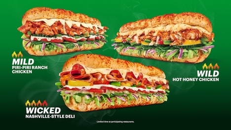 Spicy Sandwich Menus