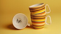 Striped Graphic Tableware Image 3