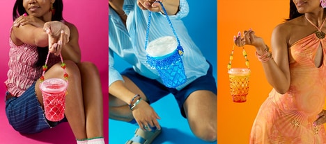 Beaded Beverage Carriers