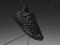 Cord Cage Running Shoes