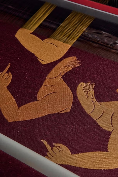Political Silk Installations