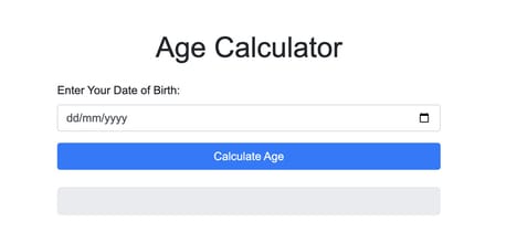 Age Calculator Tools
