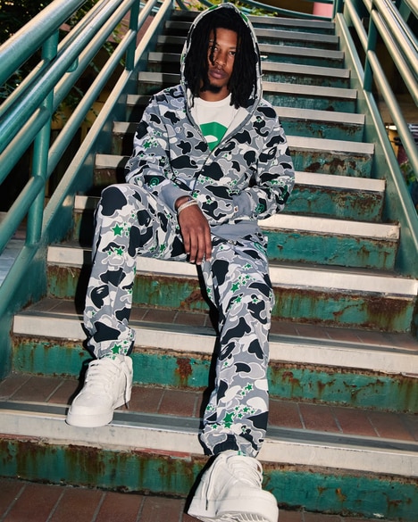 Green Accent Streetwear