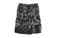 Textured Utility Cargo Shorts Image 2