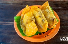 Authentic Orange-Hued Empanadas