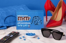 Cinematic Blue-Hued Candies