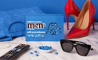 Cinematic Blue-Hued Candies