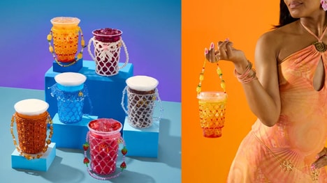Beaded Drink Carriers