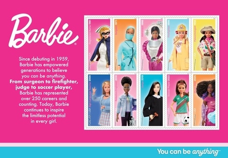 Iconic Doll-Commemorating Stamps