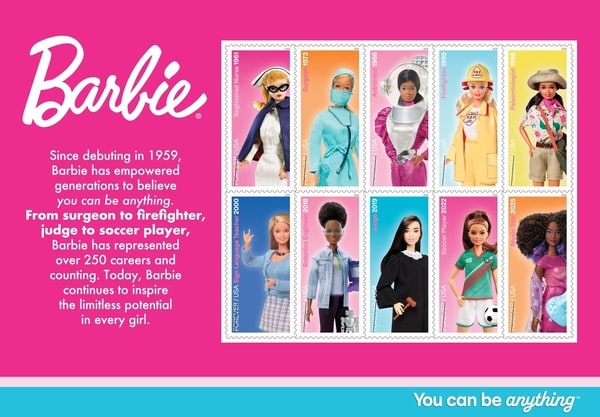 Iconic Doll-Commemorating Stamps
