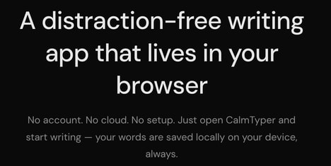 Minimal Writing Apps