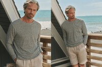 Summery Long-Sleeve Linen Shirts Image 1