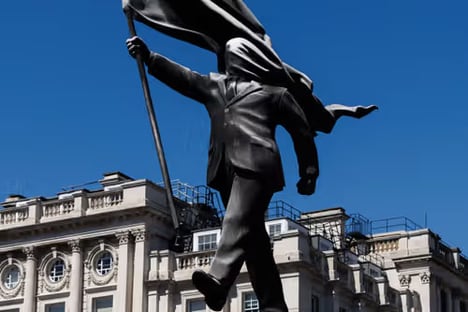 Flag Obscured Sculptures