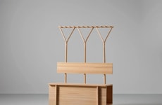 Rake-Inspired Benches