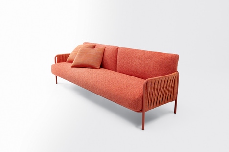 Pleated Shell Sofas