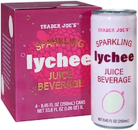 Canned Sparkling Lychee Drinks Image 1