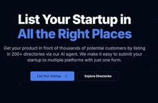 Startup Listing Tools