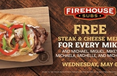 Name-Based Sandwich Giveaways