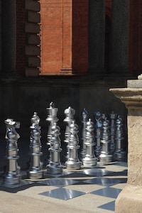 Silver Chess Installations Image 3