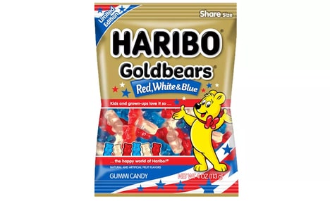 Patriotic Flag-Themed Gummy Bears