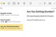 AI Cognitive Self-Test Tools
