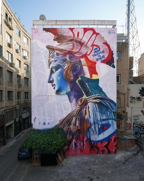 Athens-Inspired Large-Scale Murals