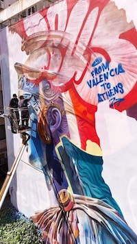 Athens-Inspired Large-Scale Murals Image 5