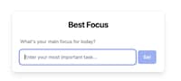 Productivity Focus Tools