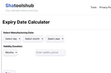 Expiry Date Tools