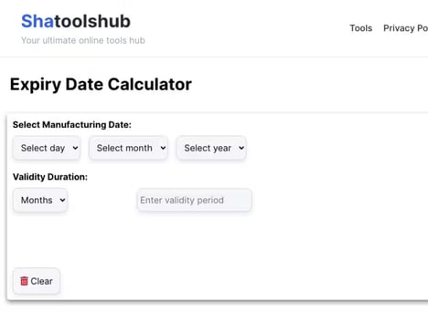 Expiry Date Tools