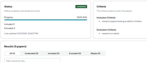 Academic Paper Screening Tools