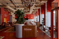 Sculptural Restaurant Interior Image 2