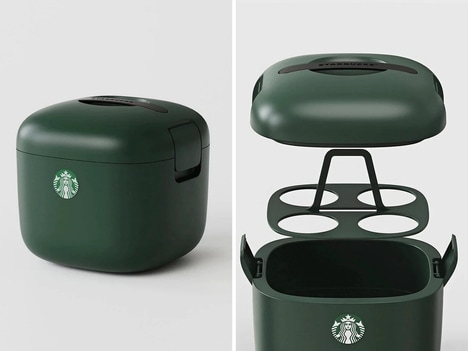 Insulated Cafe Coffee Carriers