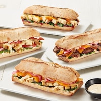 Premium Toasted Ciabatta Sandwiches Image 1