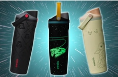 Galactically Glowing Water Bottles