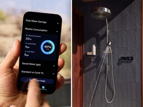 Recirculating Smart Showers