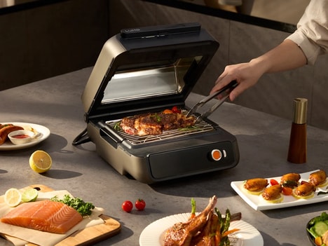 Light-Powered Grills