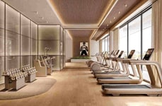 Mediterranean Sandstone-Inspired Fitness Equipment