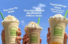 Boba-Infused Vanilla Shakes