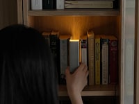 Sleek Book-Shaped Lamps