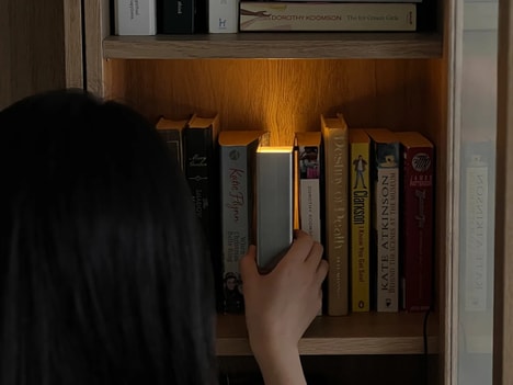 Sleek Book-Shaped Lamps