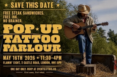 Plant-Based Steak Tattoo Pop-Ups