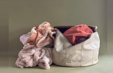 Clutter-Concealing Pouf Seats