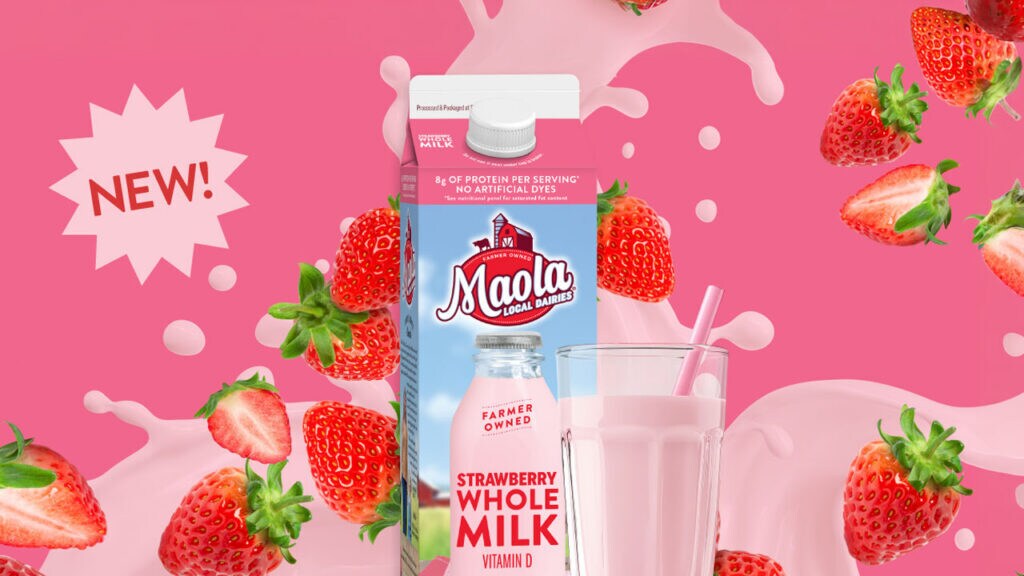 Nostalgic Fruit-Flavored Milks : Strawberry Whole Milk