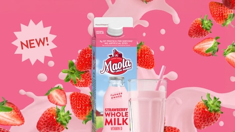 Nostalgic Fruit-Flavored Milks