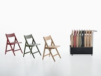 Slatted Folding Chairs Image 2