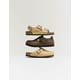 Tread-Embossed Leather Clogs Image 1