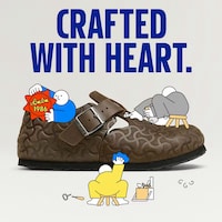 Tread-Embossed Leather Clogs Image 4